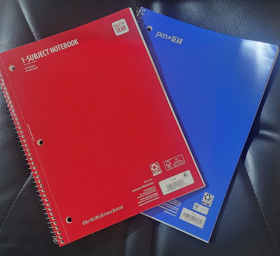 1 subject note book 70 pages