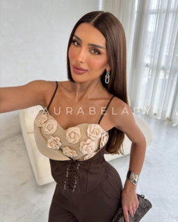 CONJUNTO FLOR  CORSET - SASTRERO