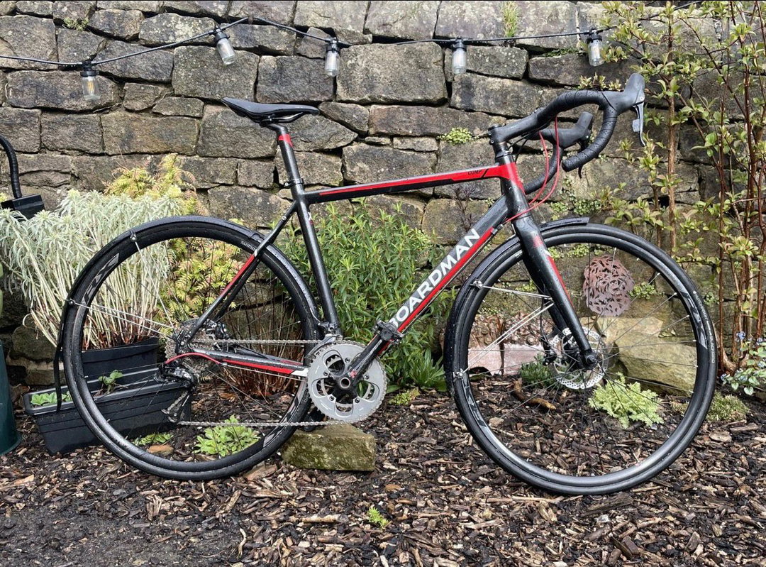 Boardman X7 Road Comp Disc – Upgraded Performance Road/CX Bike (Medium) + Extra Wheelset