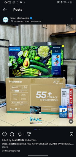 HISENSE 55 INCH SMART TV 