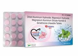 Aluminium Hydroxide + Magnesium Hydroxide + Magnesium Aluminium Salicilate Hydrate + Simethicone Tablets 300 Mg Tablet