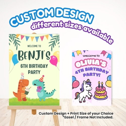 Customize Birthday Foam Board Poster Welcome Sign_0