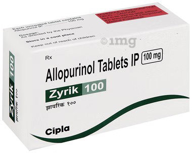 Allopurinol Tablets 100 Mg Tablet