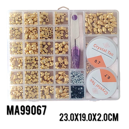 BEADS SET GOLD MODEL V-BIG