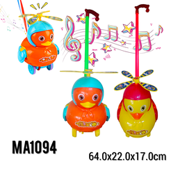 PUSHING TOY MERRY-GO W/MUSIC