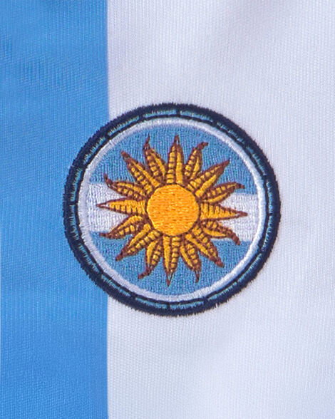 Baby Umbro Argentina Soccer Romper - Light Blue/White_2