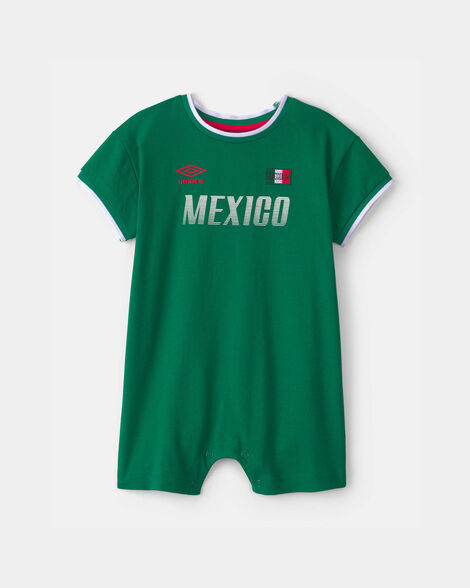 Baby Umbro Mexico Soccer Romper - Green_0
