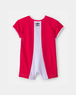 Baby Umbro Canada Soccer Romper - Red/White