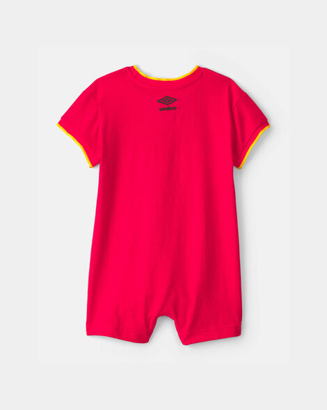 Baby Umbro Spain Soccer Romper - Red_2