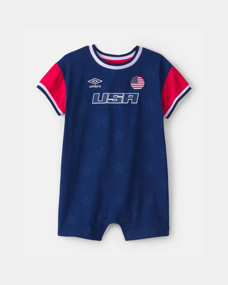 Baby Umbro USA Soccer Romper - Navy Blue_0