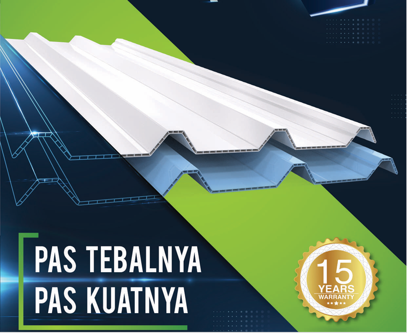 Atap Alderon coating warna upvc  _2