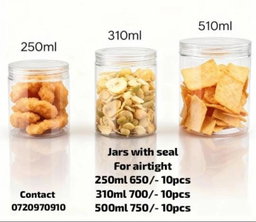 500ml Cookie Jar PET (pack of 10)
