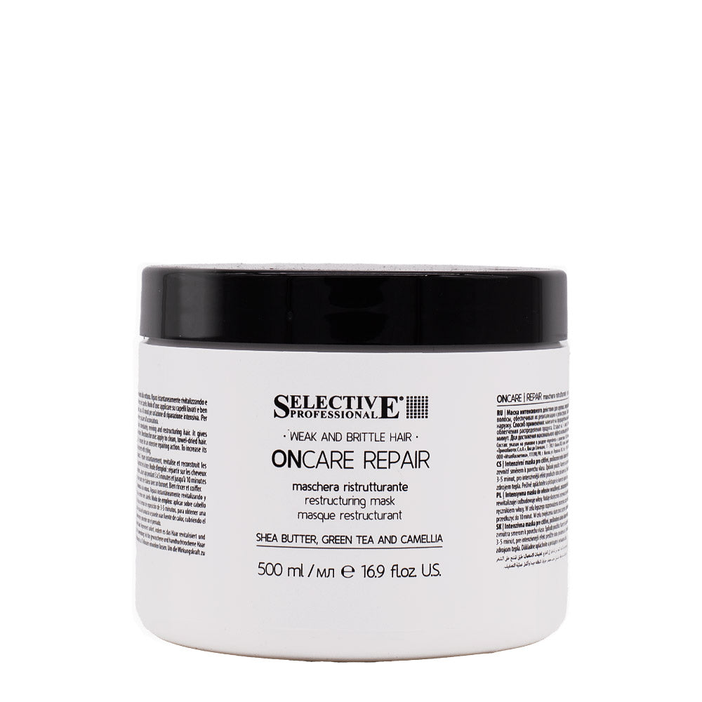 Selective Professional On Care Repair Mask 500ml - maschera intensiva per capelli daneggiati