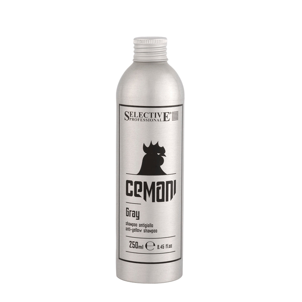 Selective Professional Cemani Gray Shampoo 250ml - shampoo antigiallo per capelli grigi /bianchi_0