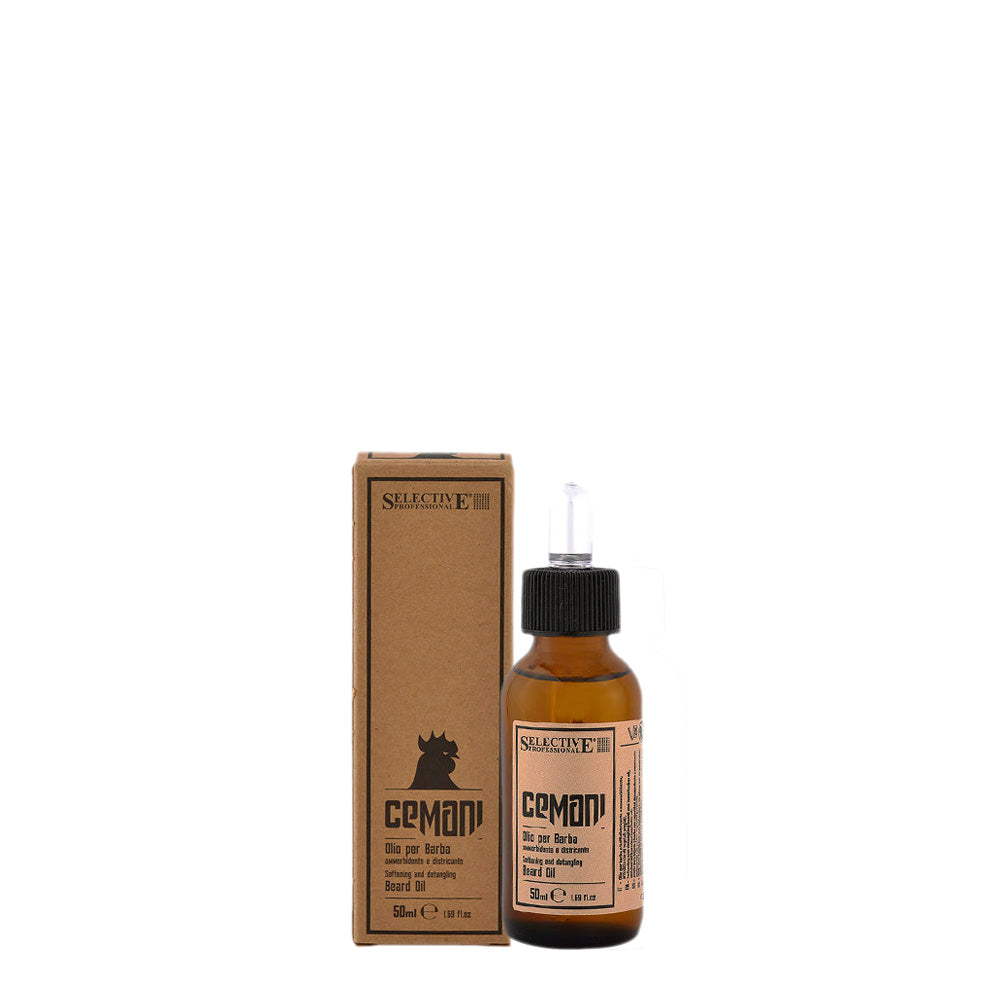 Selective Professional Cemani Olio Barba 50ml - olio per barba ammorbidente e districante_0