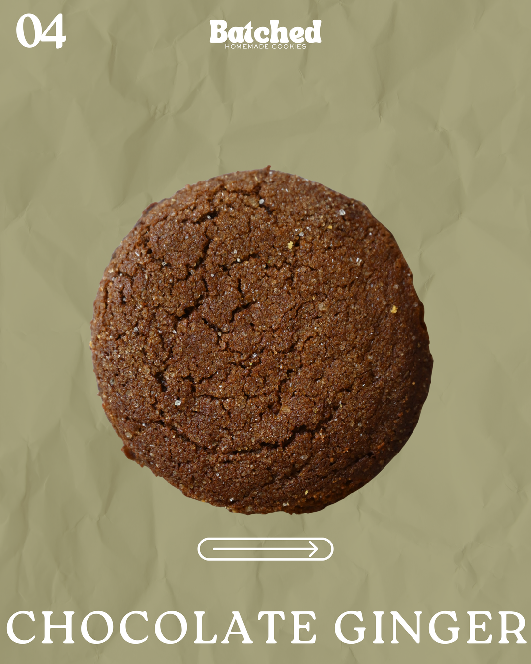 Chocolate Ginger (10 Cookies) 