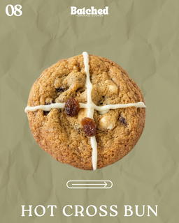 Hot Cross Bun Limited Edition (10 Cookies) 