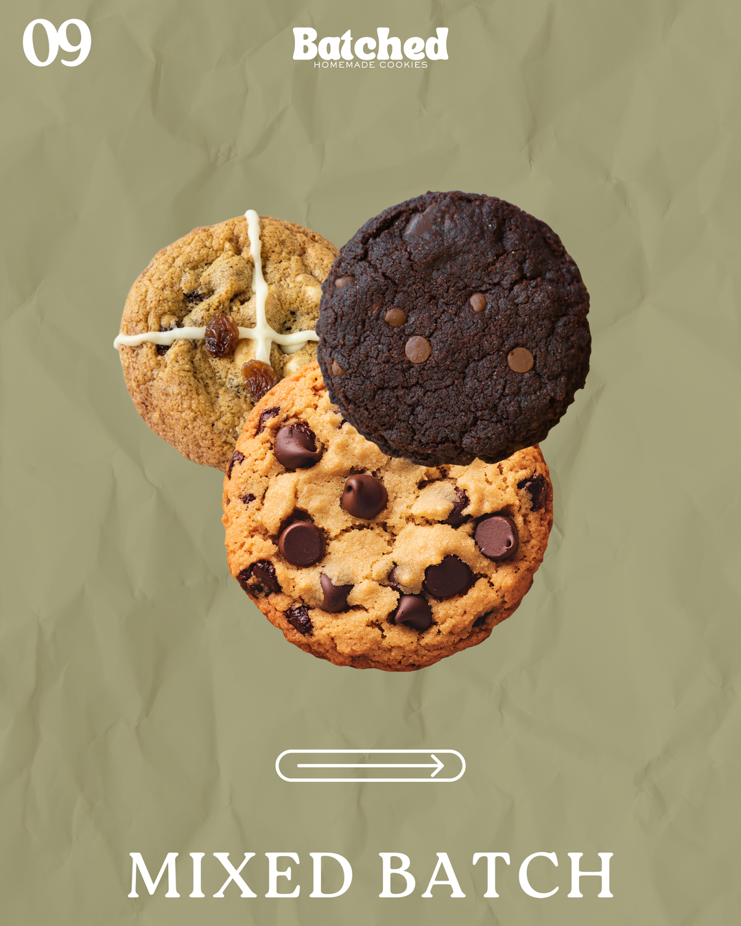 Mixed Batch (10 Cookies) 