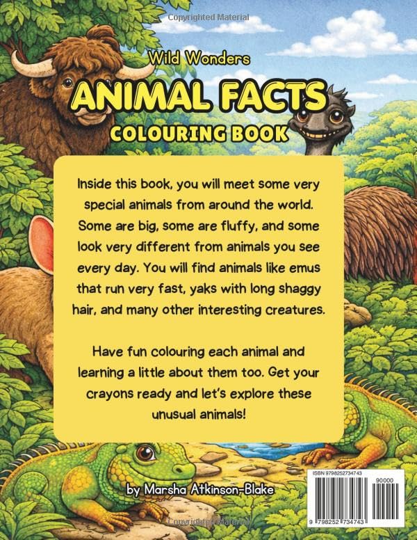 Wild Wonders Animal Facts Colouring Book_1