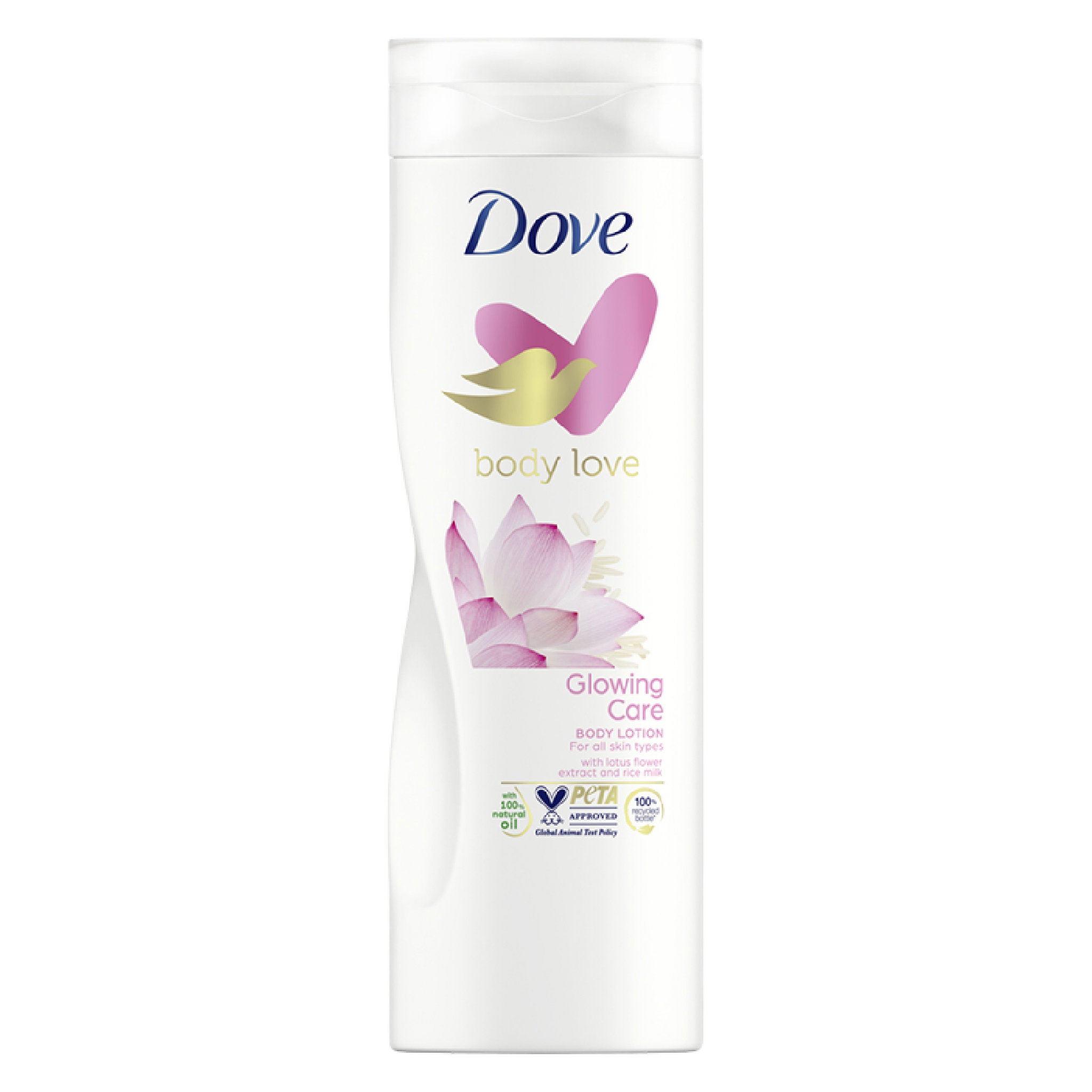 Dove Body Lotion Glowing Care with Lotus and Rice Milk - 400ml_1