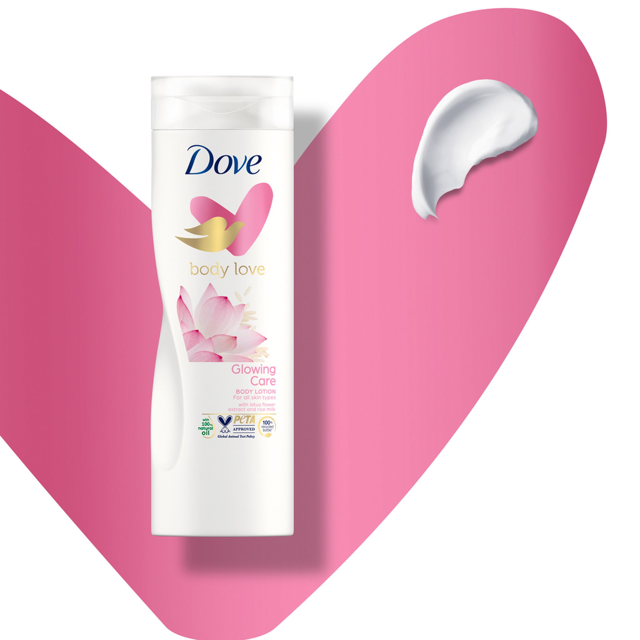 Dove Body Lotion Glowing Care with Lotus and Rice Milk - 400ml_3