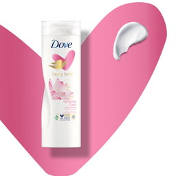 Dove Body Lotion Glowing Care with Lotus and Rice Milk - 400ml