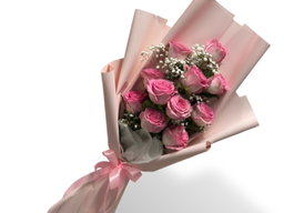 Pink Roses Arrangement 