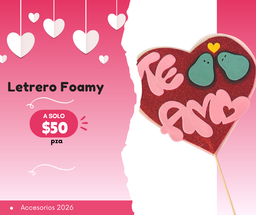 Letrero Foamy