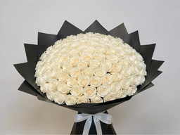 100 White Roses