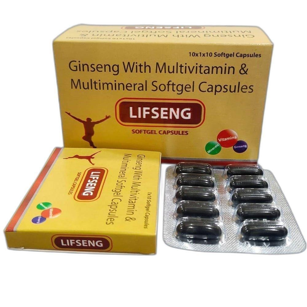 Ginseng + Multivitamin + Multimineral Capsules Capsule