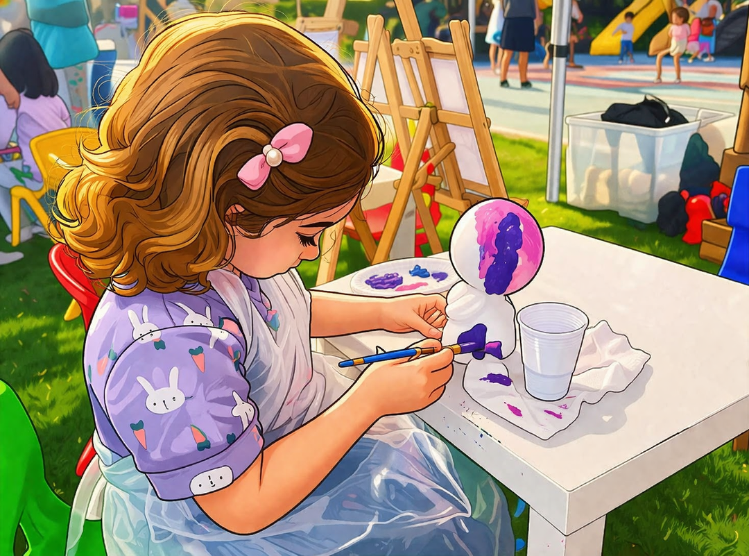 Coin Bank Painting & Fun Games Party