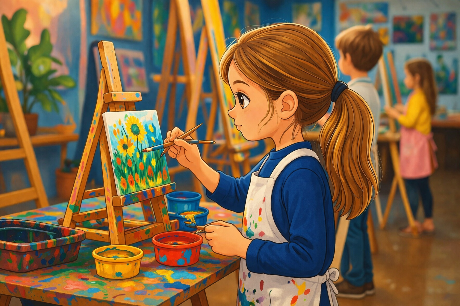 Canvas Art Painting & Fun Games Party_0