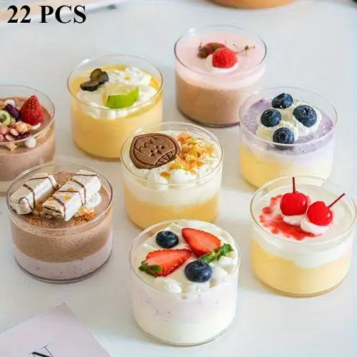 200ml Round Dessert Cups (pack of 10)