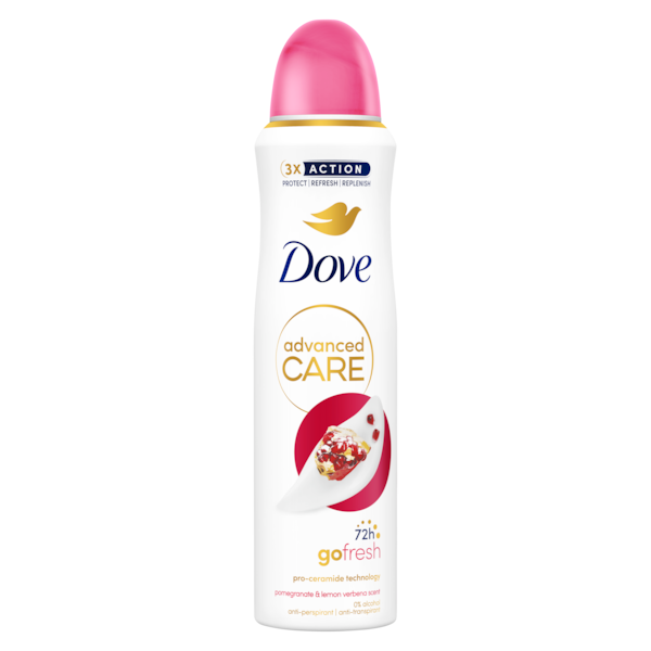 DOVE SPRAY 150ML POMEGRANATE X6_0