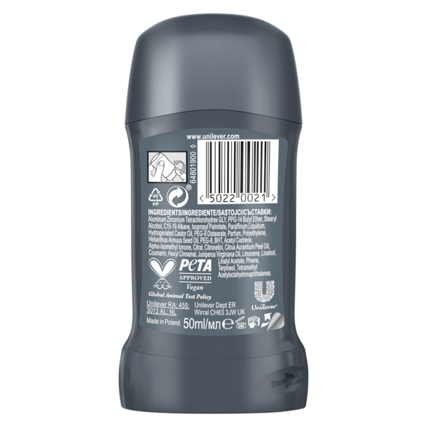 DOVE STICK MENCARE CLEAN COMFORT 40ML 1X6_1