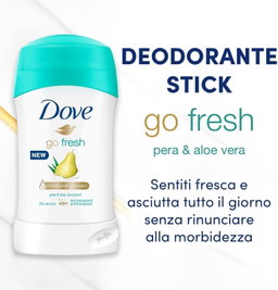 DOVE STICK PEAR AND ALOE 40ML 1X6