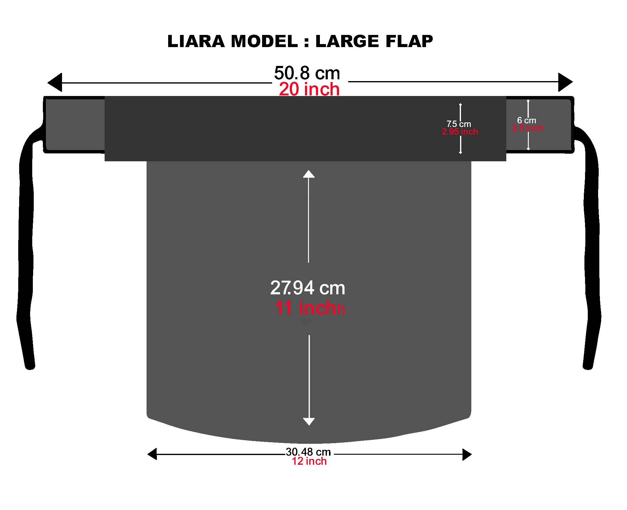 Large Double Layer / Flap (11 inch /12 inch)_5
