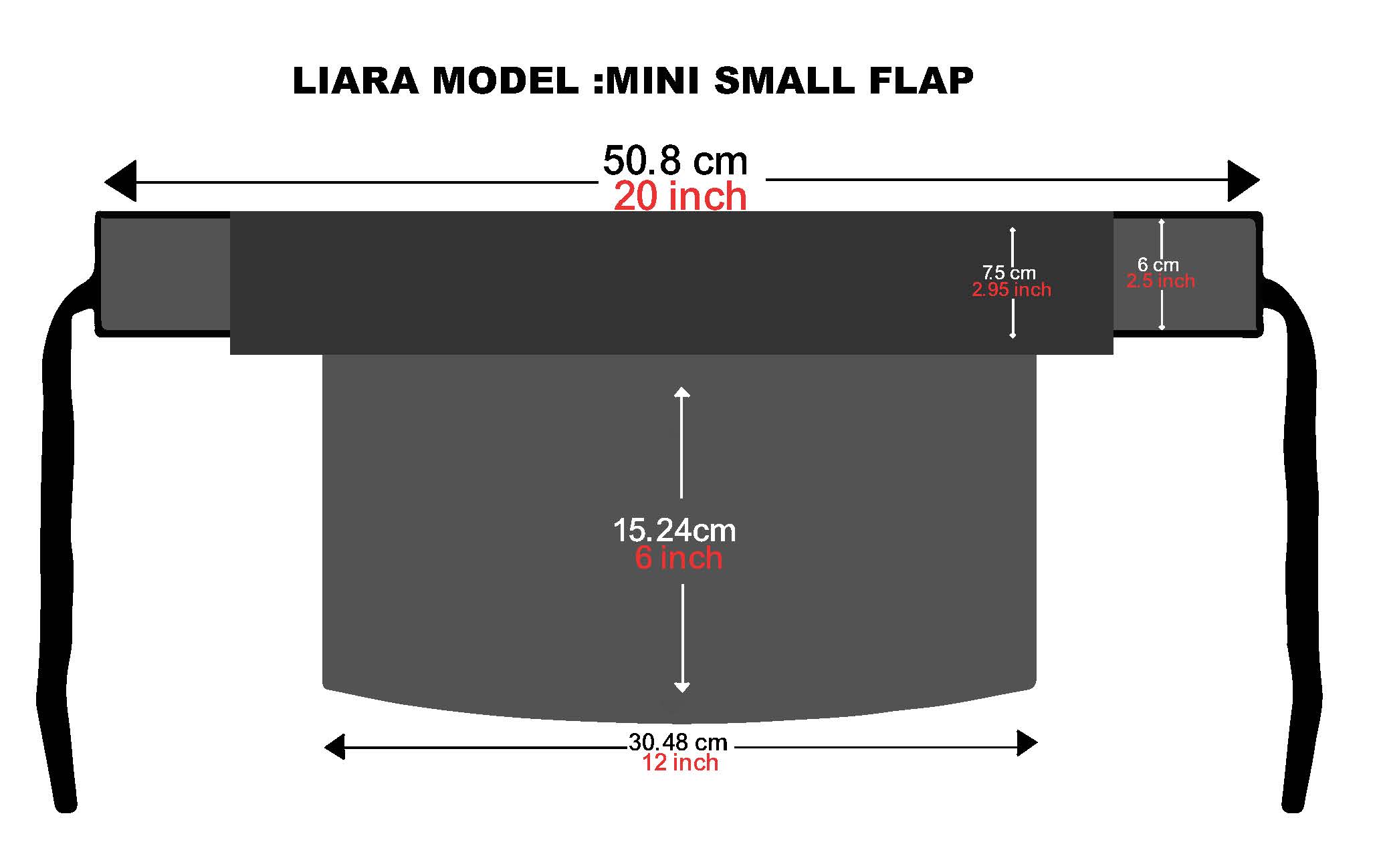 Mini small Double Layer Niqab with leaf locket (6 inch X 12 inch)_5