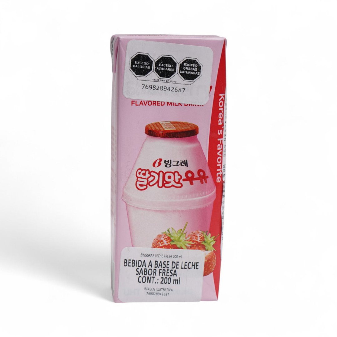 BINGGRAE LECHE FRESA 200 ML