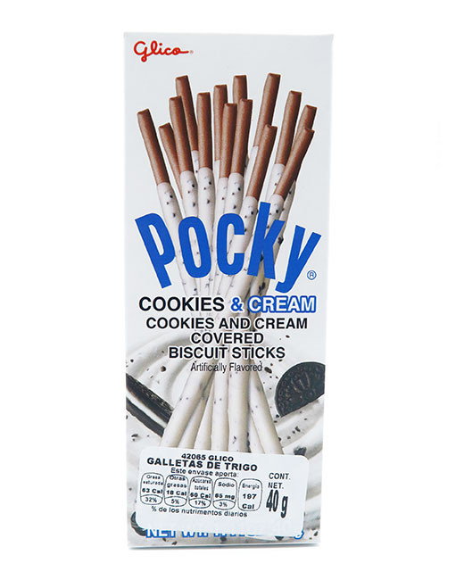 GLICO POCKY COOKIES & CREAM 40 G_0