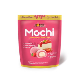 ROYAL MOCHI PAY DE QUESO CON FRESA 180 G