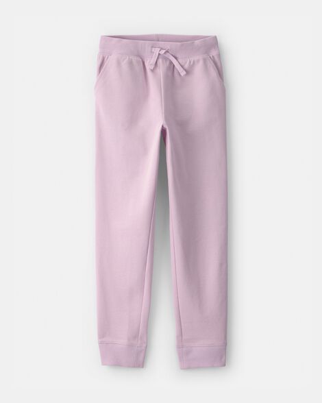 Girls Floral Drawstring Knit Joggers - 5 Colours_0
