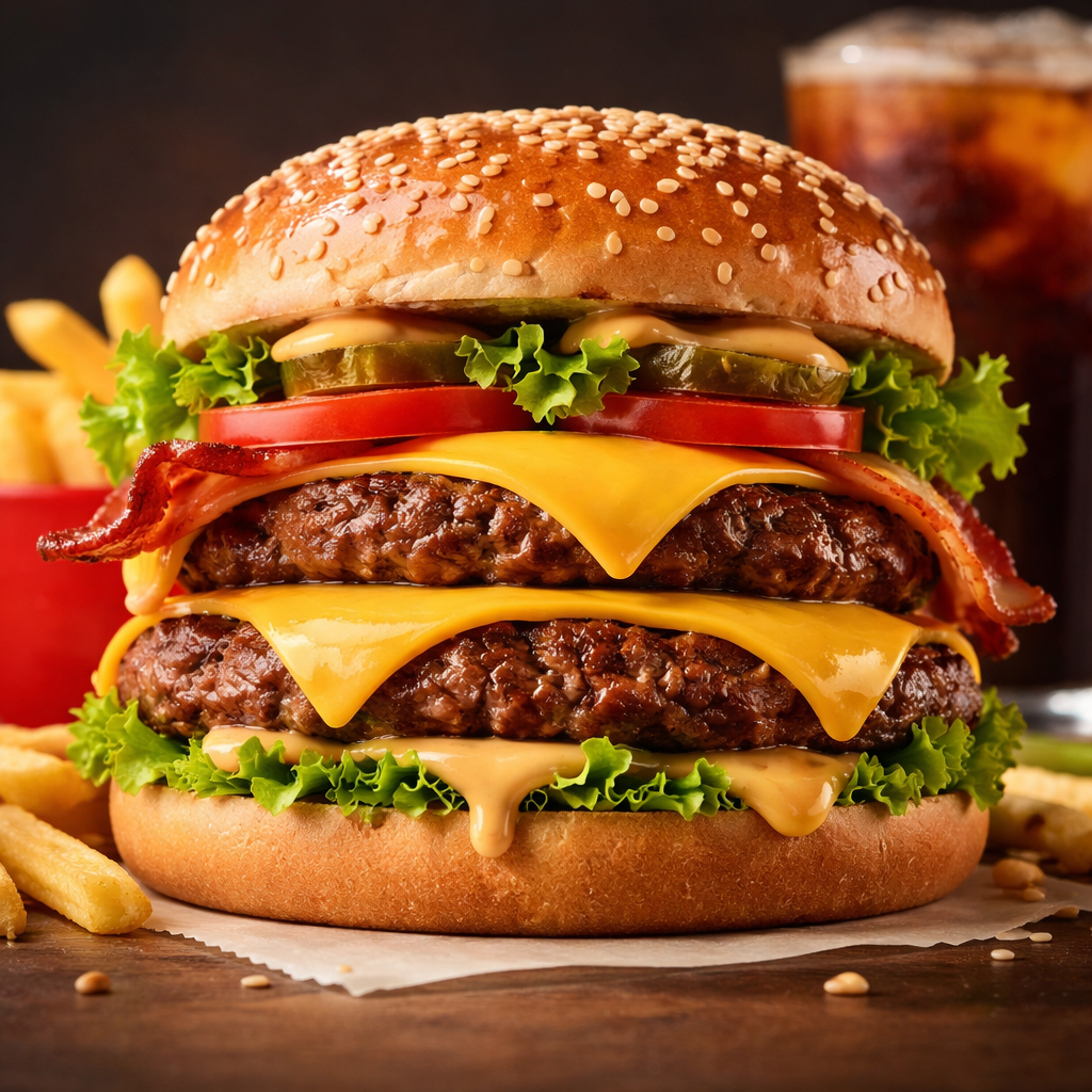 Cheese Double Burger_0
