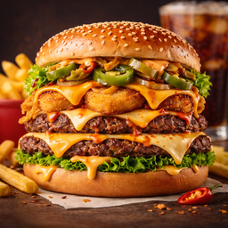 Signature Smash Cheese Burger