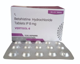 Betahistine Tablets 8 Mg Tablet