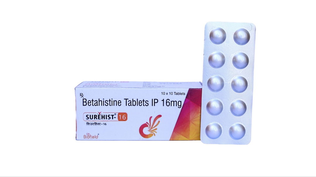 Betahistine Tablets 16 Mg Tablet