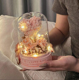 Heart rose MUSIC BOX 