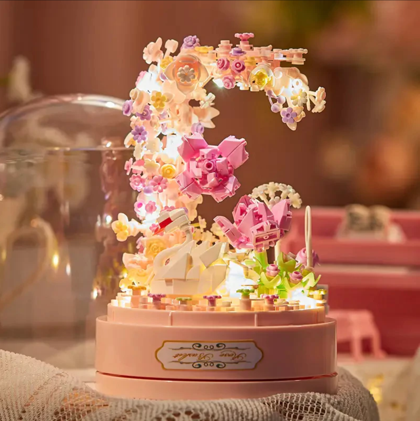 Flower Swan MUSIC BOX _0