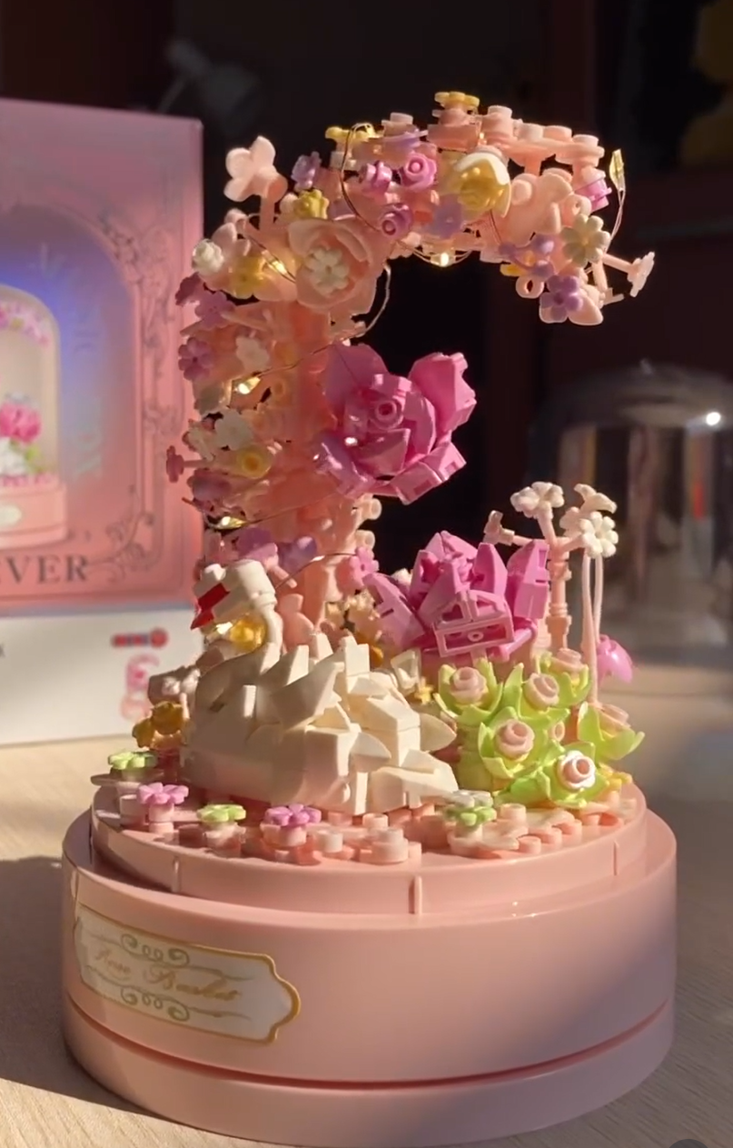 Flower Swan MUSIC BOX _1