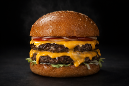 Double Trouble Beef Cheese Burger